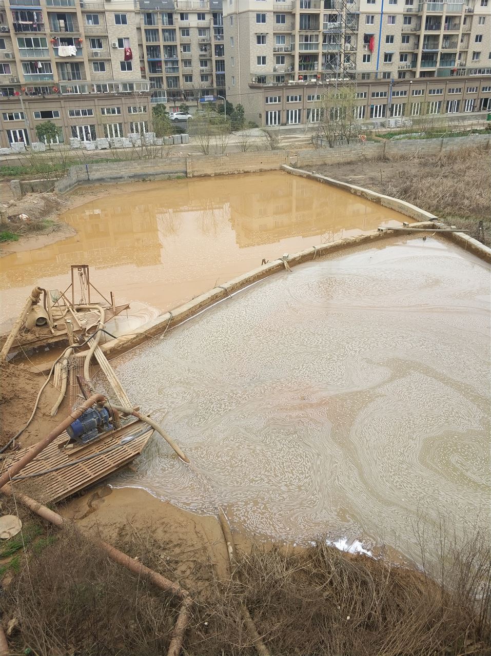 水城沉淀池淤泥清理-厂区废水池淤泥清淤